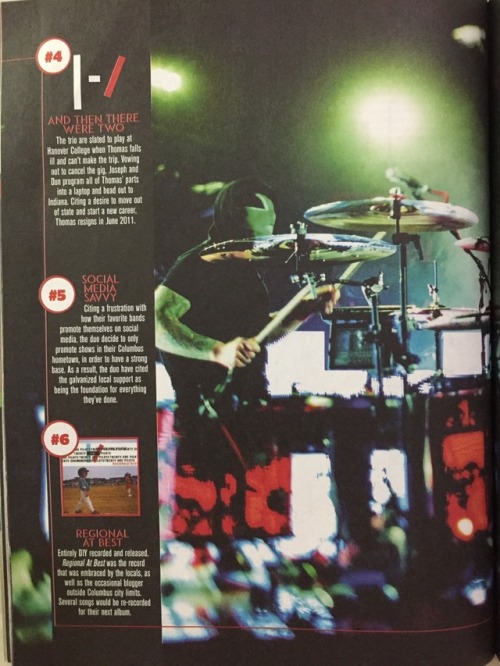 21 Moments that defined Tyler and Josh: article from Alternative press magazine issue 342.2 ((PART 1