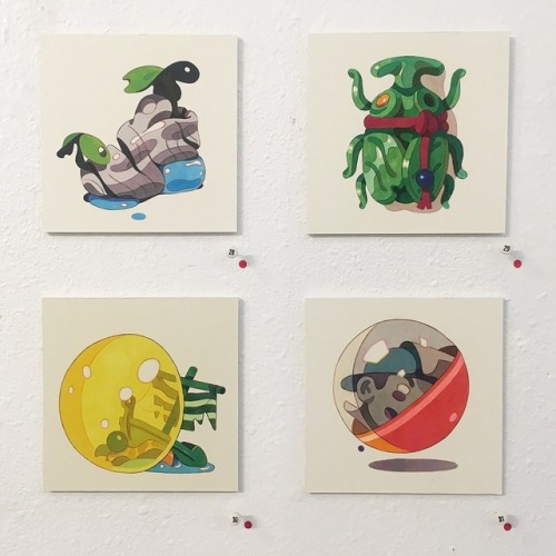 Some shots of my solo show “Jelly Time “ at the Giant Robot gallery Los Angeles~ Almost sold out aga