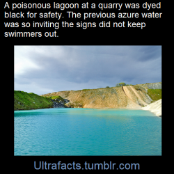 Ultrafacts:    The Blue Lagoon At The Former Quarry Off Burlow Road, Harpur Hill,