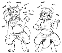 hensa:  Now lemme see ya wop wop wop wop wop wop I have problemsfeaturing hensa and myrilla(floppy ears) …twerking furries  SPEED IT UP Like&hellip;wopwopwopwop