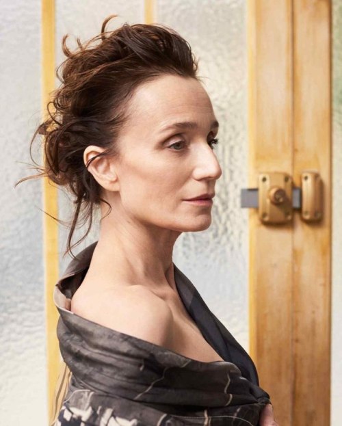 Kristin Scott Thomas by Damian Foxe for How To Spend It, 2017
