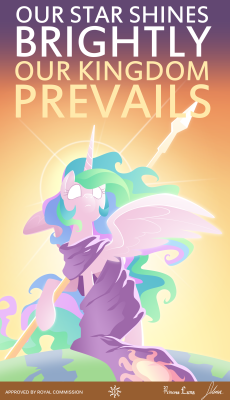 theponyartcollection:  Kingdom of the Sun by *Equestria-Prevails  mmm propagandasm