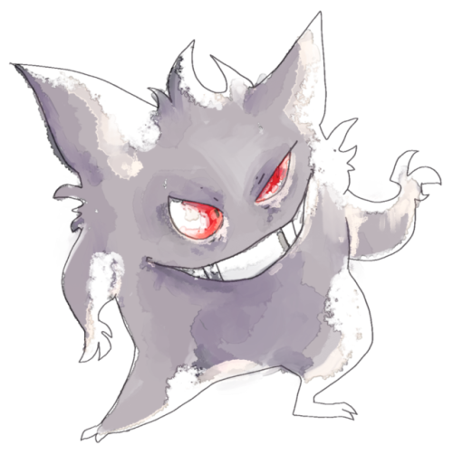 squid-ink:Gengar doodle