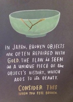 iamthespaceboy: Kintsugi.   “What’s