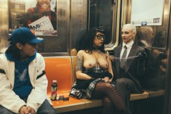 hypnoperv:  http://hypnoperv.com/topless-with-ruby-on-wallstreet/  I love the way you&rsquo;re looking at him.