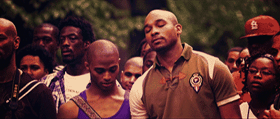 sweetestsin23:  dlowboy:  hellyeahehitfromtheback:  freddyskrueger:  blkbugatti:  …..damn hot as hell! The tall 1  where is this from  He looks so happy . I hate him . So jealous  Don’t be a HATER!!!!! I LOVE IT……  My FAV part of this movie…