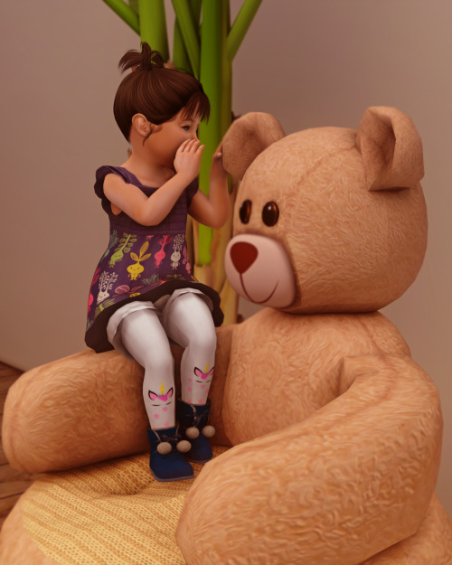 katverse: Teddy Bear Chair poses for Toddlers The Sims 4 poses 5 poses for toddlers in game + all in