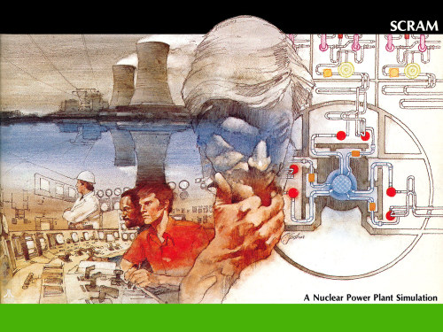 I was talking on Twitter today with @adamatomic about nuclear power plant sims as a genre – there have been a few! Although I’ve never played SCRAM (I’m more of a THREE MILE ISLAND guy), this vintage Atari art captures the ‘70s vibe super well. I...
