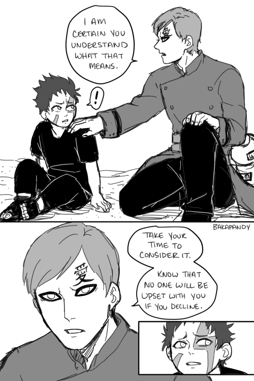 bakapandy: Part 8 Philsophical question of the day: if Gaara’s stress and Shinki’s stress compound o