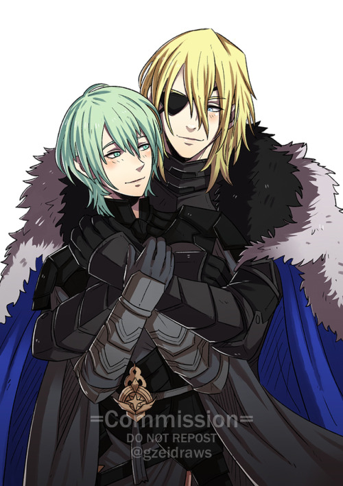 Dimitri and MByleth for MrBrolav :3Please don’t repost unless you’re the client