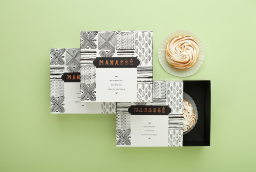 Branding for  a bakery in Mexico offering traditional French goods, designed by local firm Menta