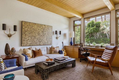 Stuart Silk Architects and Maison Inc. renovated this home above Coachella Valley, California