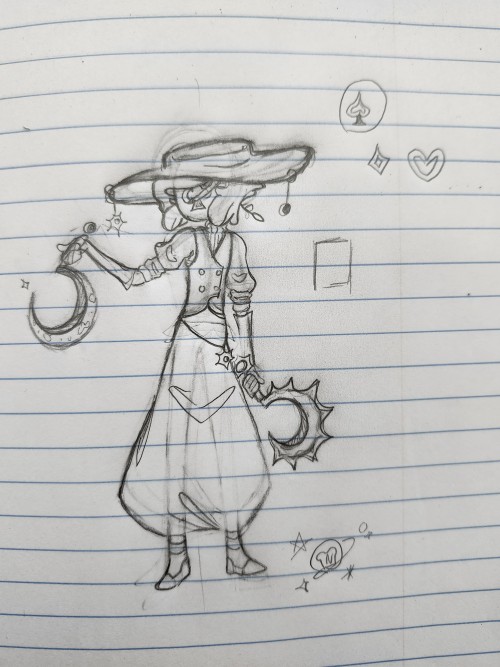 Imma Give Yall The Traditional Drawings I Did Before I Digitally Drew My M!sona