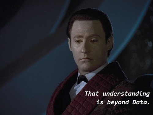 Star Trek: The Next Generation S2 E3 “Elementary, Dear Data” 10:43Geordi will defend Dat