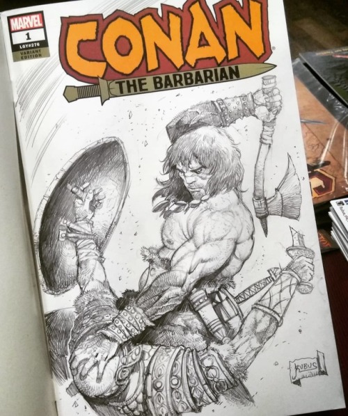 Conan blank cover for sale! @fantasticongr #conan #conanthebarbarian #marvel #marvelcomics #comics #