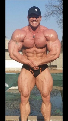 keepemgrowin:  Simply massive at age 23… just imagine his size in a few more years.  Dallas Mccarver