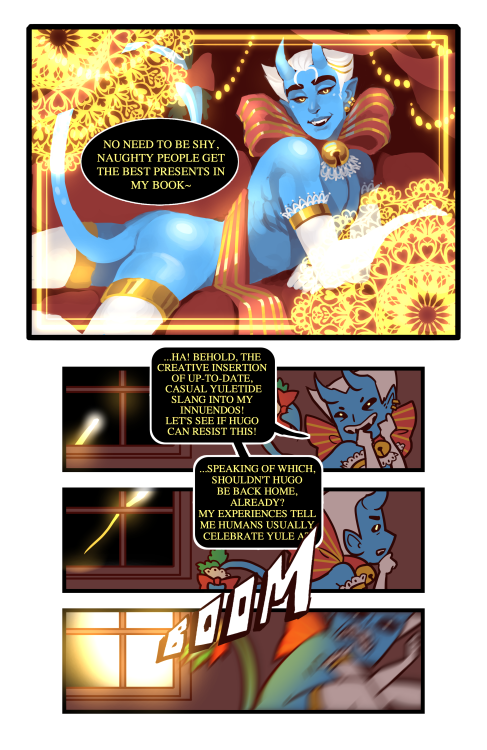 hugo-and-vern:  Vern’s got his schedule mixed up. oops