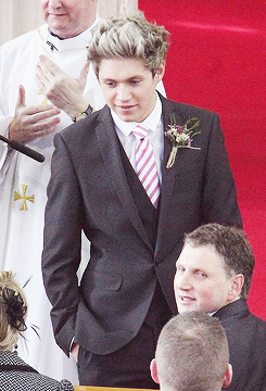 Mr-Styles:   Niall Horan At Greg Horan’s Wedding - 27/3 (X)  