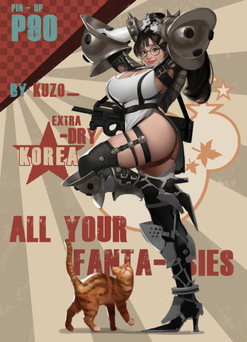 pinupgirl  Jongsik Moon www.artstation.com/artwork/zZl0d