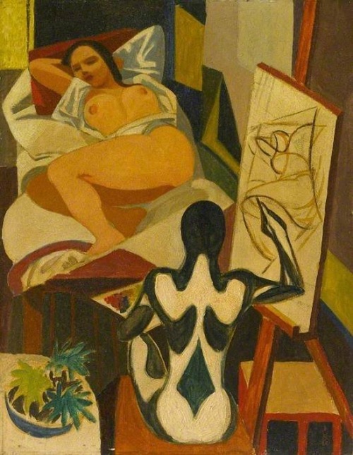 John Buckland-Wright (British born-New Zealand, 1897-1954). Interior, 1941