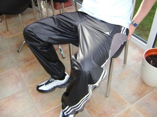 nylon-trackies-dude:  hey, great pics of you’re nylon Adidas trackies man! got them me-self and dude they’re Awesomely silky smooth its unbelievable… I’m 22 years old and I have never seen or worn anything so unbelievably silky in my life; I wear