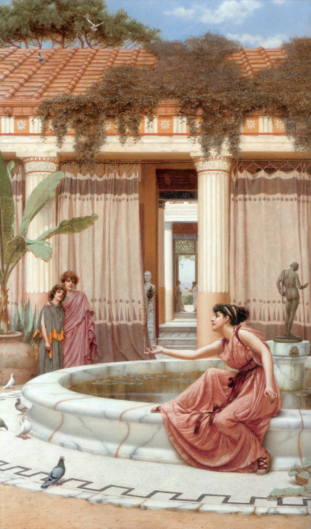 Innocent amusements by John-William-Godward.