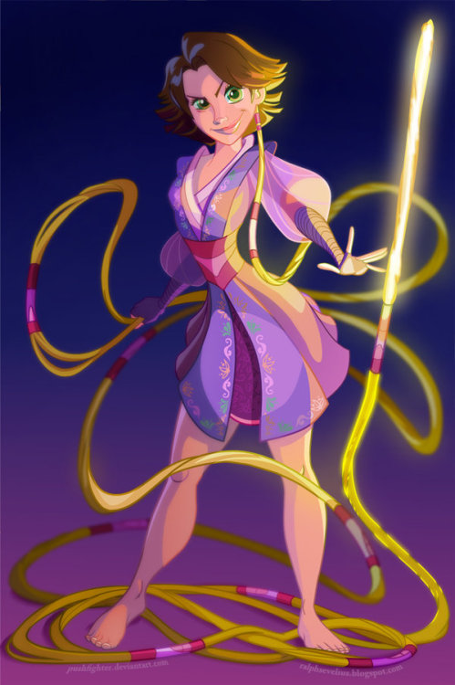 thegreatbuffay:  Amazing Disney/Star Wars-Mash-Up!Art by Ralph Sevelius