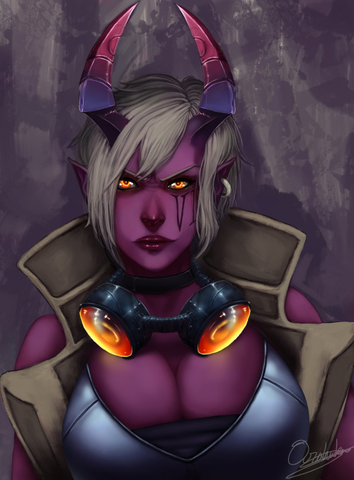 DEMON VIFacebookOmg I’m so excited for this skin, it’s just amazing!!! Here you have this illustrations I just finished (I was working on it the past 5 days).And also enjoy a little bit of the progress and details!  ´ ▽ ` )ﾉ