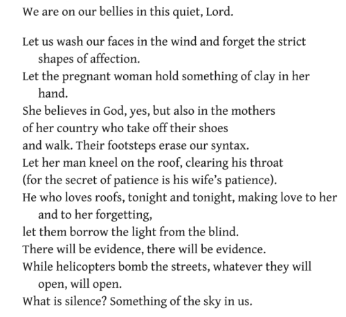 Ilya Kaminsky, ‘Such is the Story Made of Stubbornness and a Little Air’, Deaf Republic (transcript 