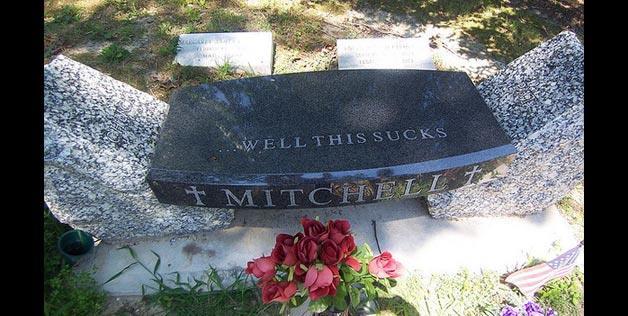  Headstones of people with a sense of humor even in death                 