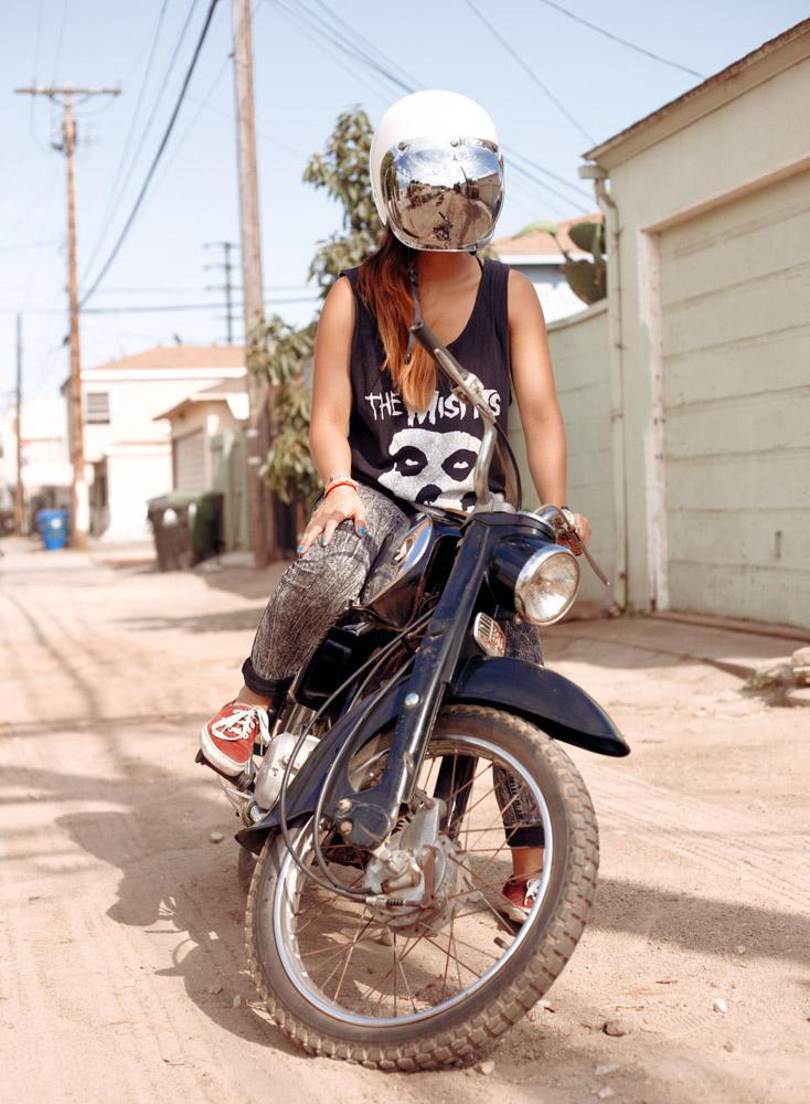 chicksonmotorcycles:  Epic Visor ;) 