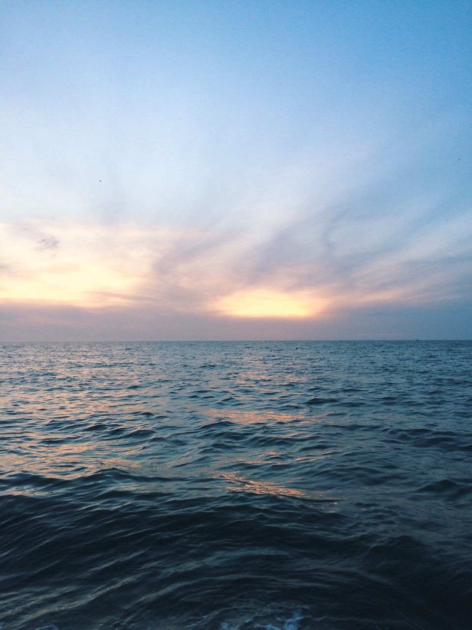 collectingsunlightforyou:  the light was dancing on the sea tonight.   I SEE THE