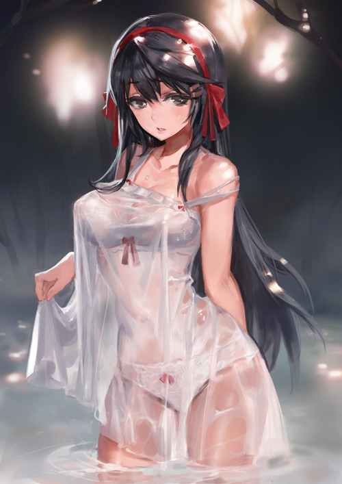 marusu-hime:  榛名 真夏 | 木shiyo [pixiv] 