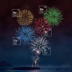 caffeinated-biologist:  Spark, Spark! The Chemistry of Fireworks  Ever wondered what causes those fancy fiery works of art shine so bright? The science of how fireworks operate is actually simple. And we’ll find out.Pyrotechnics, especially fireworks,