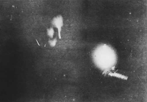 scienceisbeauty: First photograph ever taken by phosphorescent light. The face is that of Mr. Tesla,