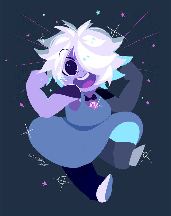 ir-dr:  Day 1677 - 6 August 2015 Tiny!! Short haired!! Amethyst!!! .//projectTiGER