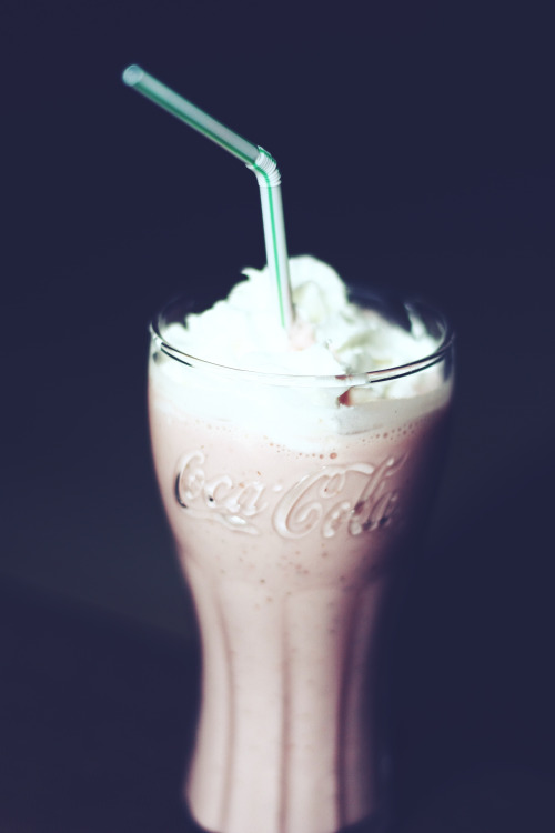 Summertime strawberry shake.