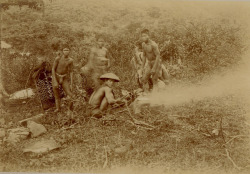 Igorote Carriers Cooking Their Dinner. Sablan, Benguet &Amp;Ndash; 1900.   Via Eduardo