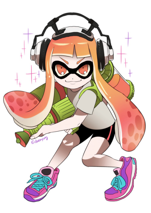 diaemyung:  Splatoon fanart doodling 