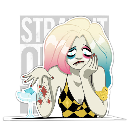 sopheyart:«Harley Quinn» stickerpack by Sopheyapt. 1