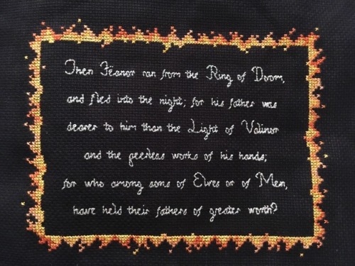 curufins-smile: I stitched this quote again for @nathair-nimhe who had the great idea of trying a fi