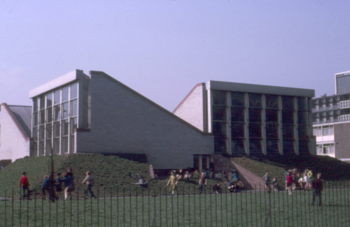 School Assembly Hall, Camberwell (London), James Stirling/James Gowan, 1958-61