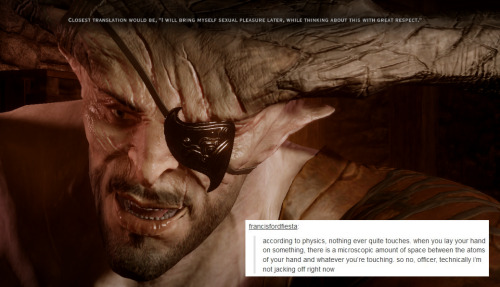 bubonickitten - Dragon Age - Inquisition + text posts - The Iron...