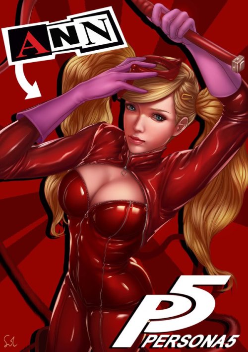 raphire: It’s Ann from Persona 5!  Will make a process gif if there’s demand for it :D  raphire.deviantart.com 