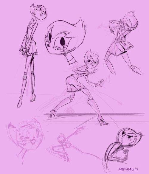Sym-bionic Titan model sheets and poses