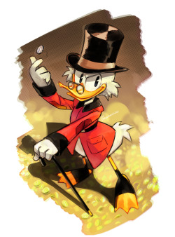 drawloverlala:  there’s only one day until the new Ducktales airs and i’m so hyped!! :D hope u like this drawing i did for the ocation hehehee XD