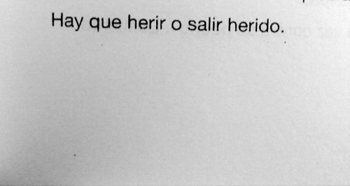 verocruz:   o herir y salir herido a la vez…