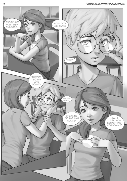 Chemistry Class - Pages 13 & 14Link Here for the full comic!If you want to get the early access,