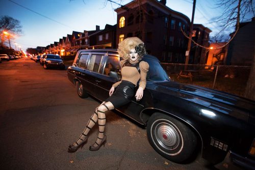 santiagofelipe: Sharon Needles shot by Santiago Felipe Sharon Needles wearing Geoffrey Mac &amp; Ho