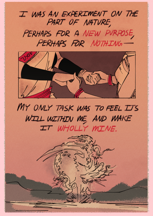 an FFXIII comic about individuation, quote from Demian by Hermann Hesse